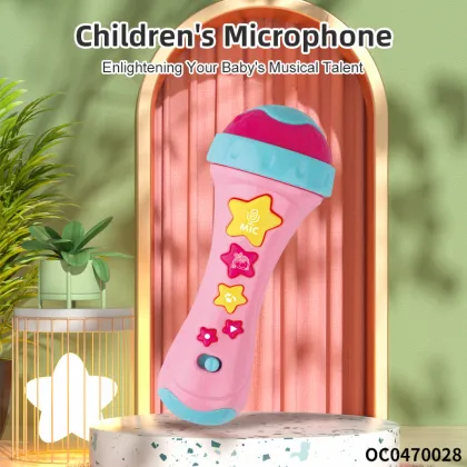 Kids Music Player: Multifunctional Singing Toy with Voice Changing Microphone for Toddlers