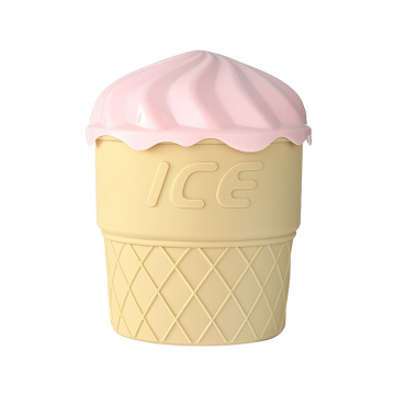 2-in-1 Frozen Silicone Ice Bucket with Lid for Cocktails and Beverages
