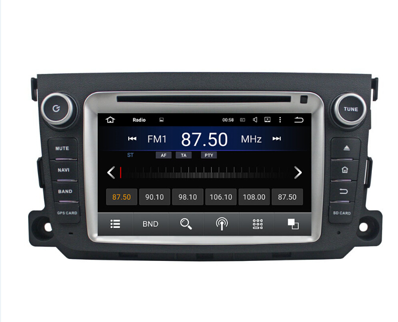 Car Multimedia System DVD Player For Benz SMART