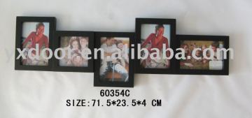 Black solid wooden photo frame / hanging wall / picture photo frame, OEM welcome