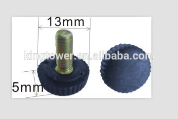 stainless steel M6 handtighten plastic screws with plastic head