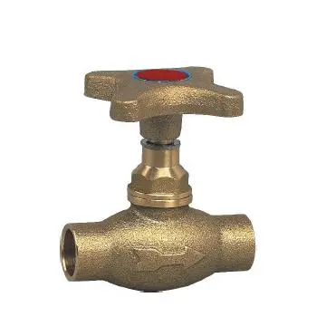 Brass globe valve/stop valve with welding connected