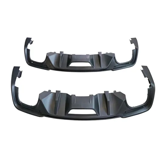 GT Style PP Material Car Bumper Rear Diffuser Lip for Mustang 2018-2022