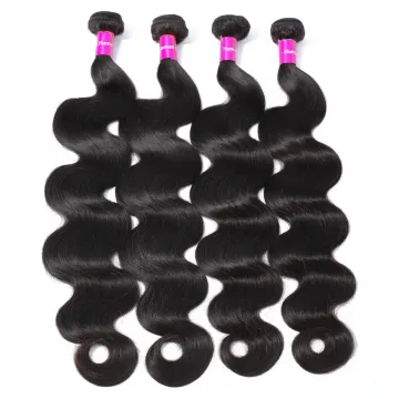 Tuneful 100% Original 8A Grade Virgin unpressed Brazilian Human good Quantity hair extension Body wave100g