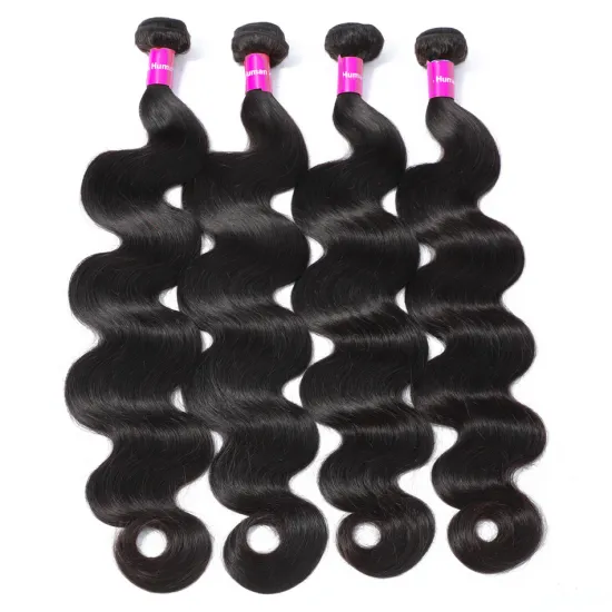 Tuneful 100% Original 8A Grade Virgin unpressed Brazilian Human good Quantity hair extension Body wave100g
