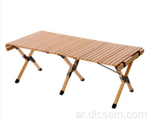 طاولة حديقة خشبية للتخييم