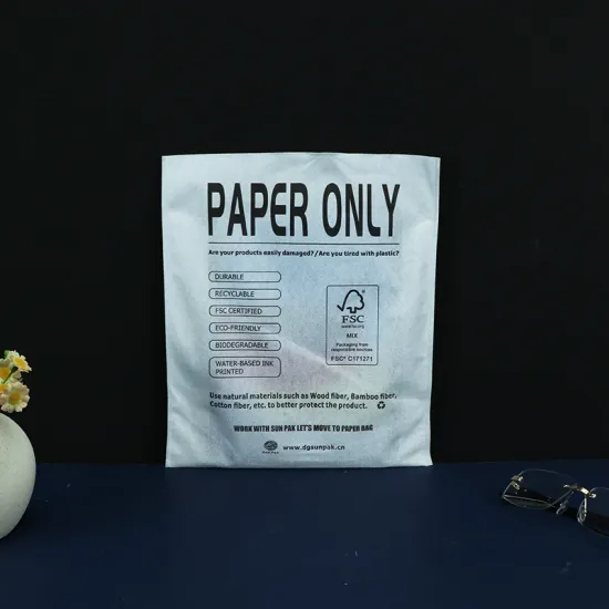 Bamboo Fiber Paper Bags | Custom Clothing Packaging
