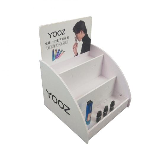 PVC retail floor display shelf rack for handbags