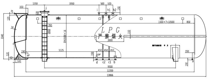 100cbm LPG Tank