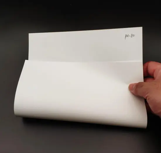 White matte pp synthetic paper film for printing