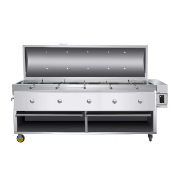 Commercial Gas Smokeless Oven - Indoor/Outdoor Charcoal Steel Folding Roast Oven