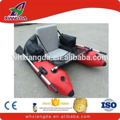 New inflatable fishing float tube with oars