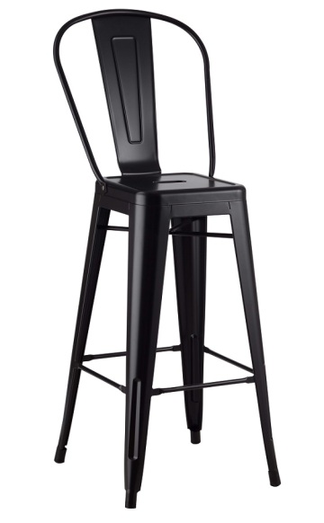 Restaurant Metal Tolix Arm Bar Chair High Back