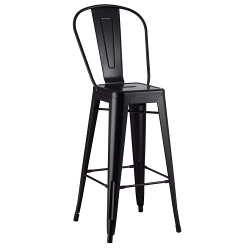 Restaurant Metal Tolix Arm Bar Chair High Back