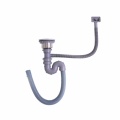 Flexible hose sink and basin drainer waste extendable pipe