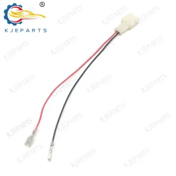 Custom 2 Pin Cable Horn Wiring Harness with Bullet Adapter for Car Radio
