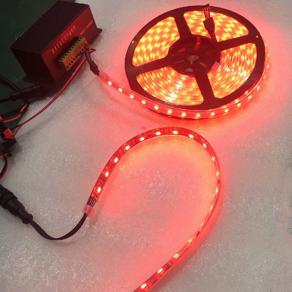 Kleur feroarjende programmierbere RGB LED Strip ljocht