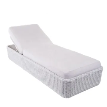 Garden Furniture Rattan Sun Lounger Outdoor