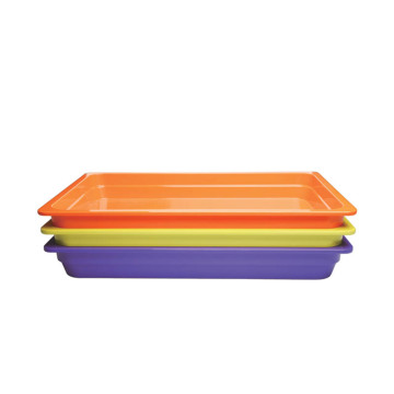คอนเทนเนอร์ Melamine GN สี 1/1 Gastronorm Pan 6.5 ซม.