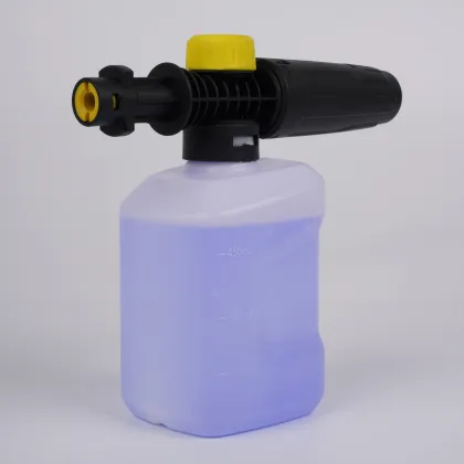 using soap pressure car foamer wash