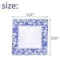 Blue Melamine Square Plates