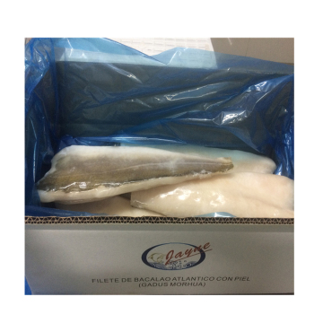 high quality skin-on atlantic cod light salted fillet,high quality skin-on/skinless light salted cod fillets