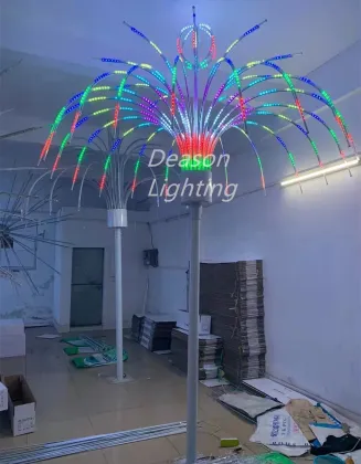 Giant LED Fireworks Outdoor Christmas Decorations
