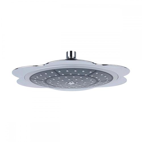 Chromed SS304 round high pressure waterfall overhead shower