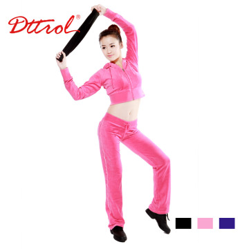 D006105&D6106 Dttrol wholesale velour slim fit tracksuit sportwear women