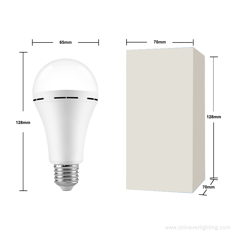 Battery Operated Rechargeable Emergency LED Bulbs E27 B22