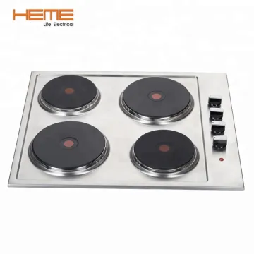 CE Stainless Steel 4 Burner Electric Hob 60cm Infrared Cooktop