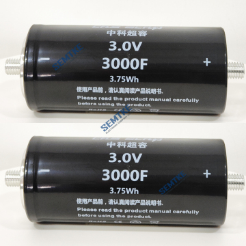 2.7V 3000F Super Capacitor for Car Electrical Systems