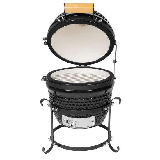 SEB KAMADO 13 Inch Portable Bbq Grill Outdoor Grill Kitchen Charcoal Mini Kamado Grill