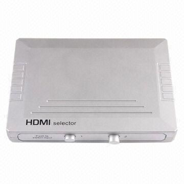 HDMI selector, 2-input to 1 output 2-way switches