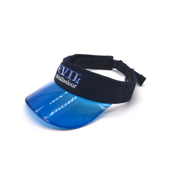Premium PVC combine cotton sun visor cap