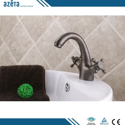 Elegant Design Double Handle Antique Brass Delta Faucet