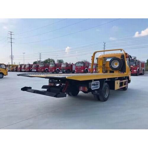 Diesel Rescue Wrecker Flatbed Tow Truck