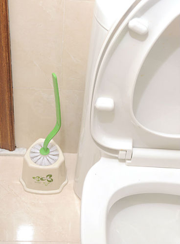plastic toilet brush holder with new designs corner toilet brush holder set with handle /washroom cleaning wc brush