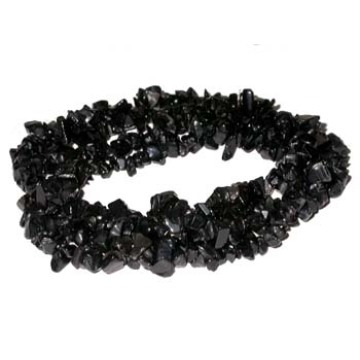 Black Onyx Chip beads 32"