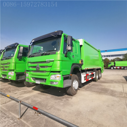 Sinotruk HOWO 20CBM Сжатый мусорный грузовик
