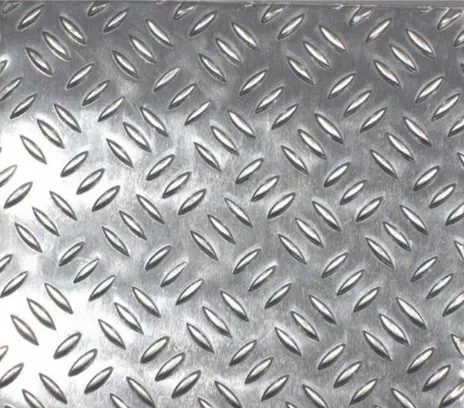 Hot Rolled Checkered Floor Plate Three Bars Patterns
