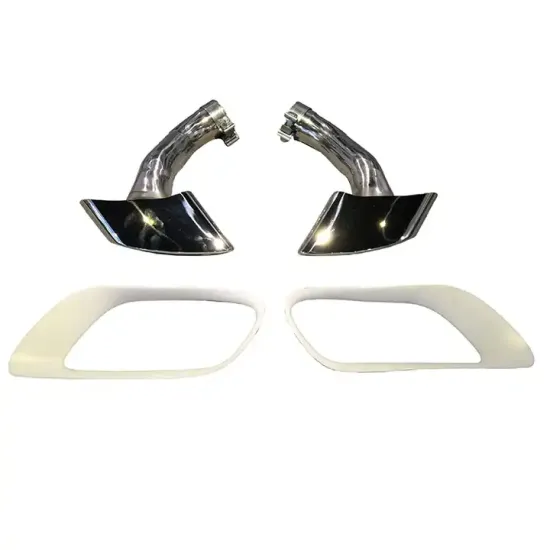 Stainless Steel Square Style Tail Pipe Accessory for BMW X6 E71