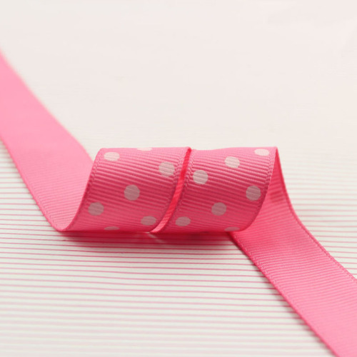 DOT stampato grosgrain