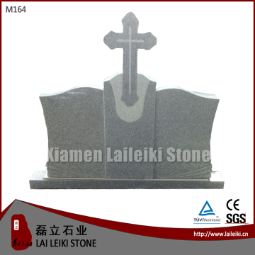 Hungary Style Tombstone Polished G603 Grey Granite Monument