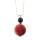 Natural Gemstone Agate Necklace with Silver Chain