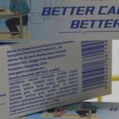 Sea Salt Flavor Baking Soda White Toothpaste