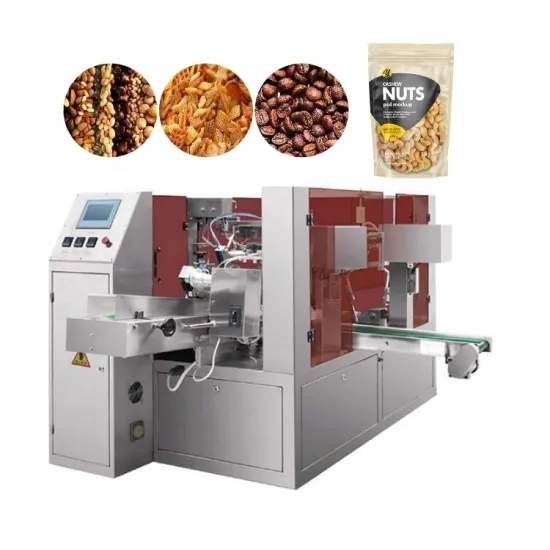 Automatic Rotary Pouch Packaging Machine for Freeze-Dried Strawberry