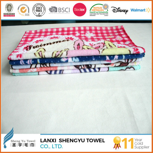 hot sale design 100 cotton small face towel