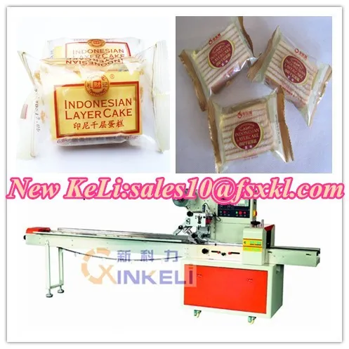 Layer cake flow automatic packaging machine