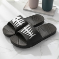 Men PVC Slippers Flat Printed